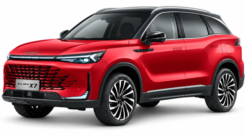 kineskiautomobili crveni BAIC X75