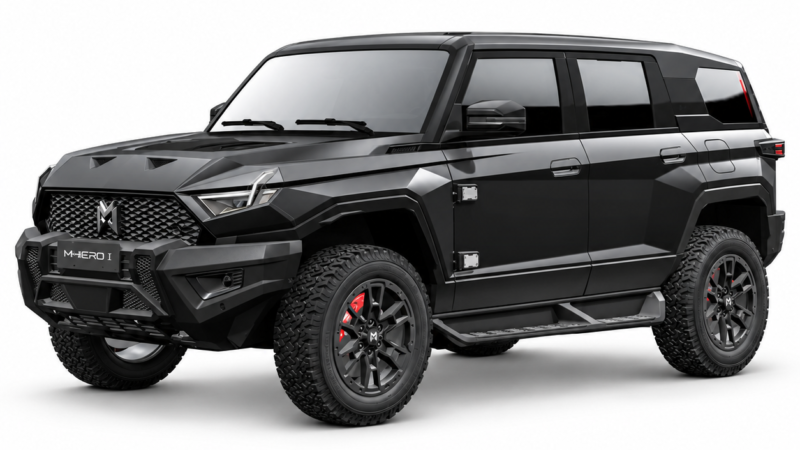 kineskiautomobili.com Dongfeng Black M-HERO prednja leva strana